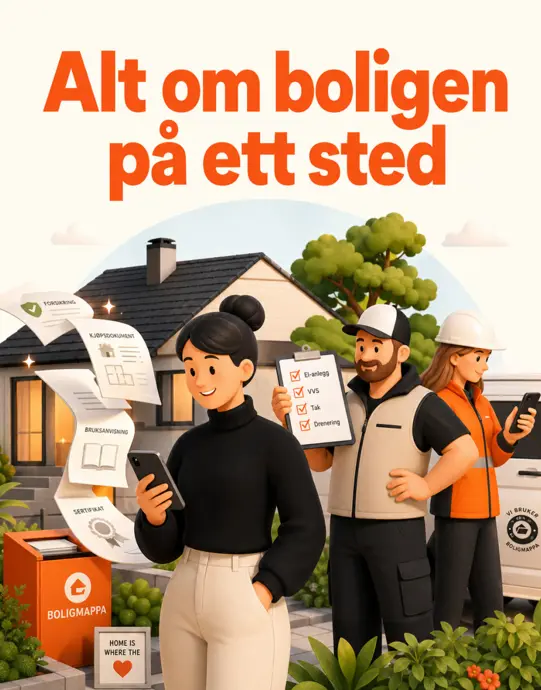 Boligmappa Illustrasjonsbilde